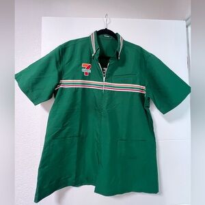 Vintage 7-Eleven Zip Up Shirt